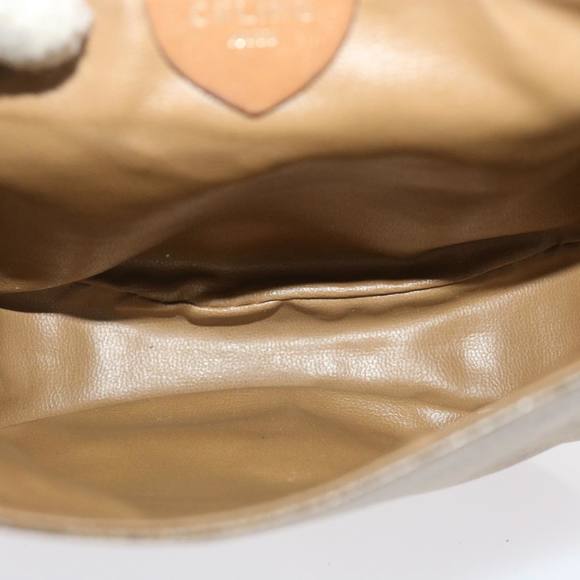 CELINE Macadam Canvas Shoulder Bag Beige Auth 29662 - Picture 10 of 16